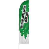 Weihnachtsbaumverkauf Beachflag, 3 Modelle, 4 Größen (1733)