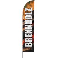 Brennholz Beachflag, 3 Modelle, 4 Größen (4115)