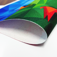 Runde Banner selbst gestalten in Wunschgröße, Textil Aqua